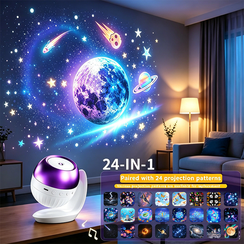 24-in-1 HD Galaxy Star & Ocean - Planetarium Projector Home ulasan dan harga