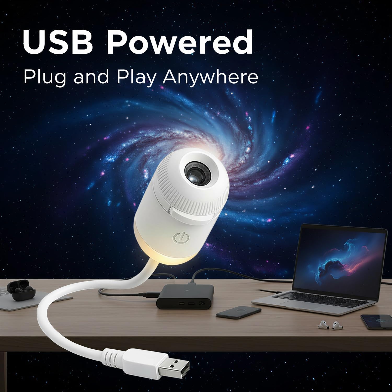 Galaxy Projector Night Light,  - Planetarium Projector Home ulasan dan harga