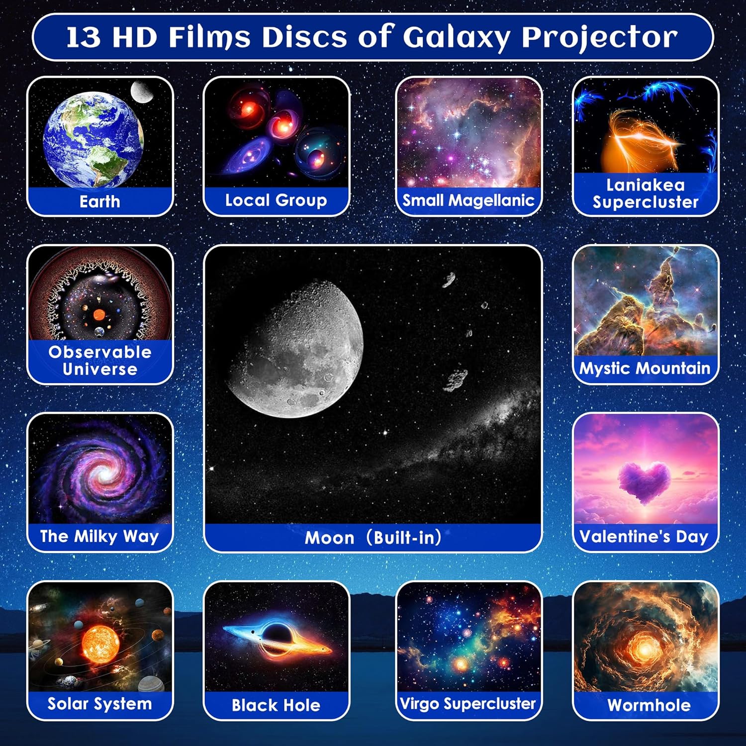 Star Projector Galaxy Pro Nigh - Planetarium Projector Home ulasan dan harga
